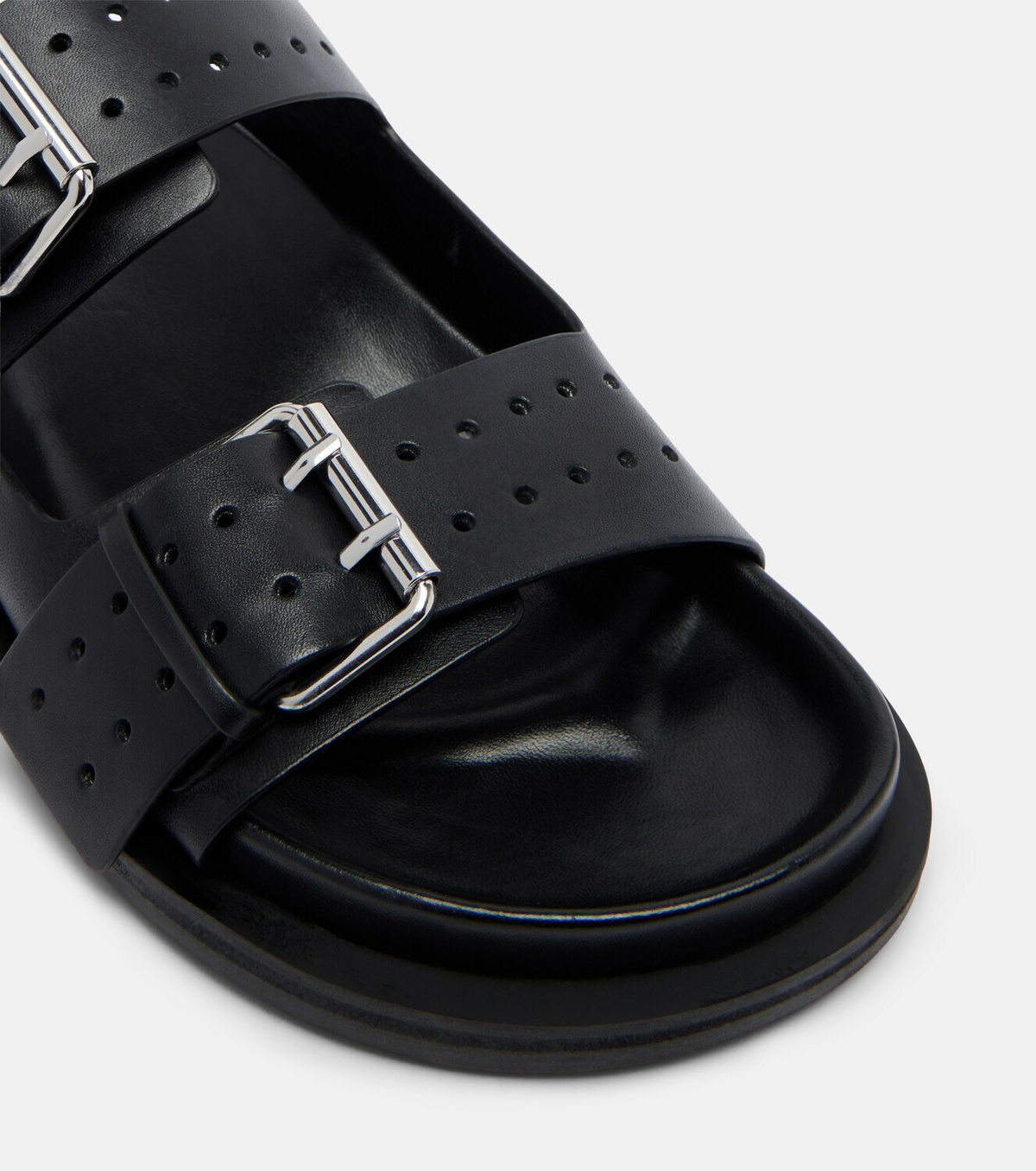 A.Emery Leon leather slides
