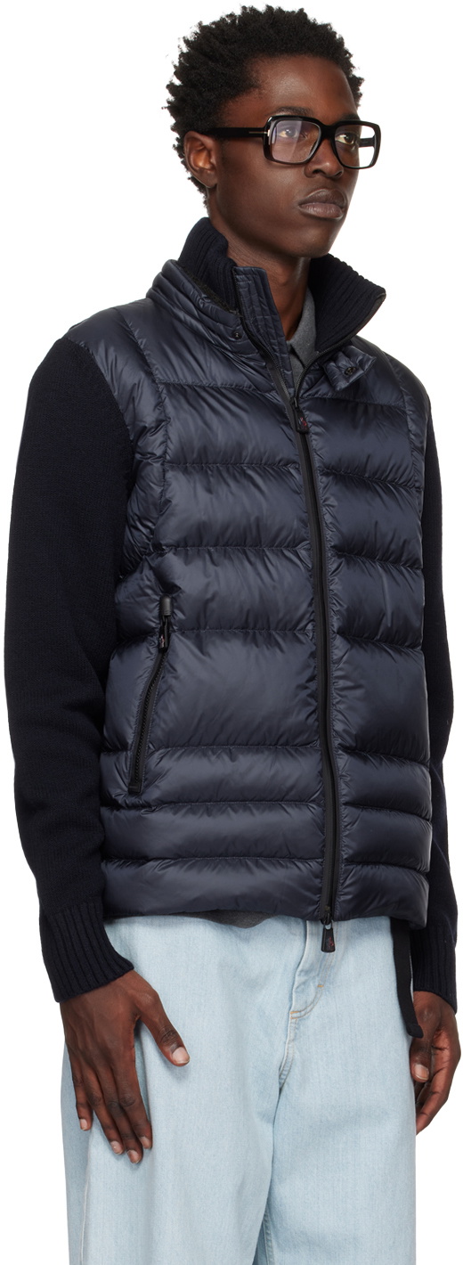 Moncler quilted down outlet cardigan