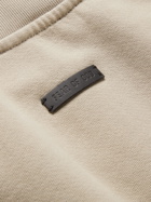 Fear of God - Logo-Appliquéd Cotton-Jersey Sweatshirt - Gray