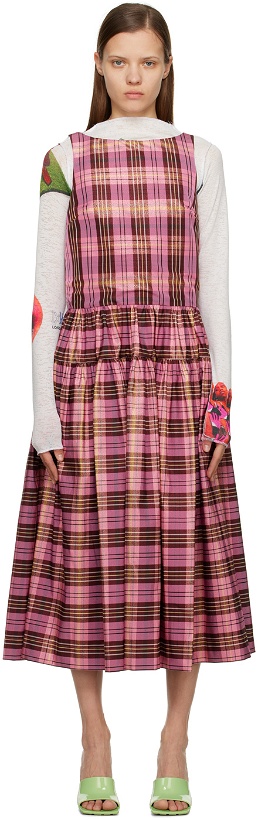 Photo: Molly Goddard Pink Bronson Midi Dress