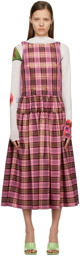 Molly Goddard Pink Bronson Midi Dress