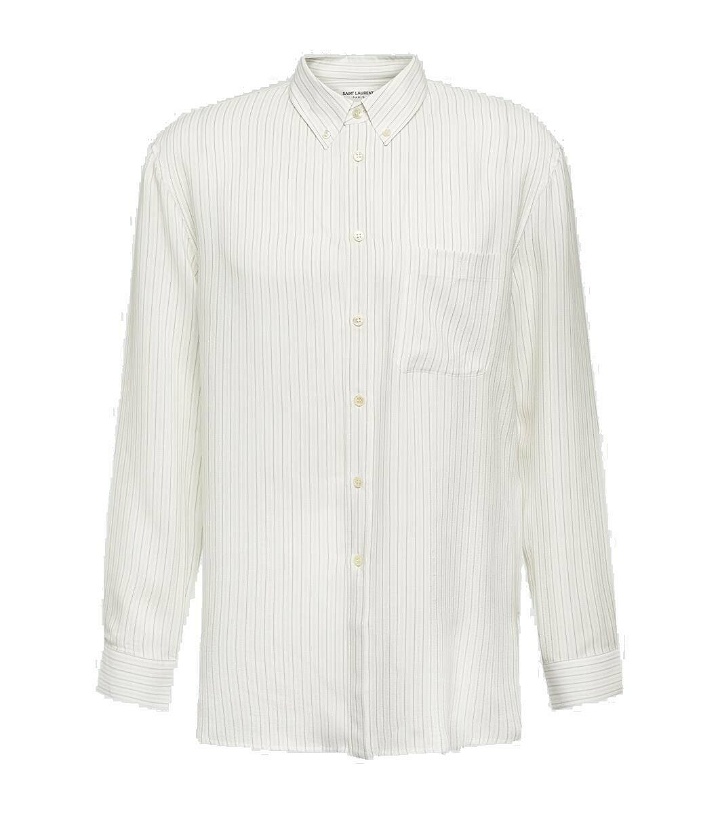 Photo: Saint Laurent Striped cotton shirt
