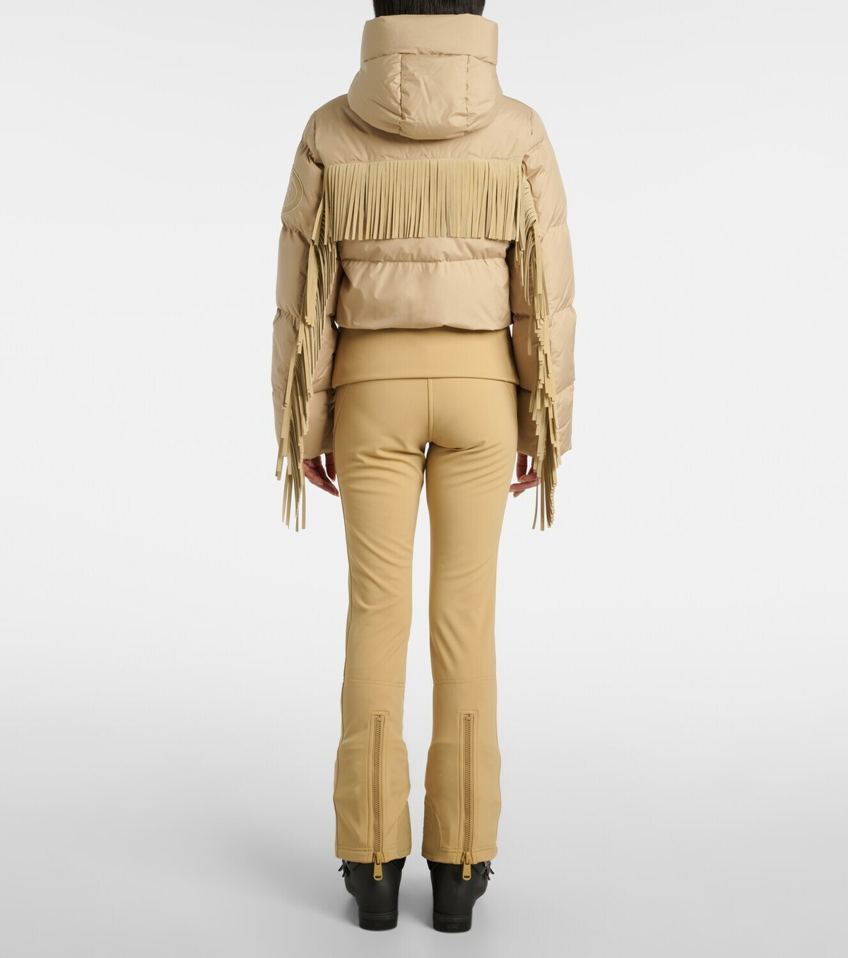 Goldbergh Marna fringed down ski jacket
