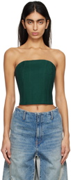 AMIRI Green 'MA' Tank Top