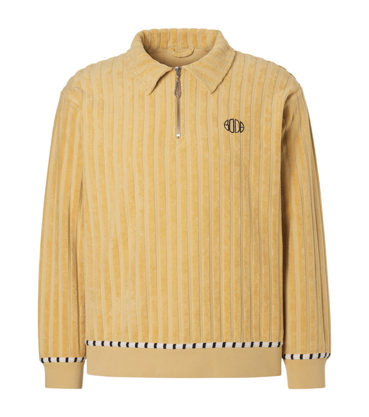 Photo: Bode Croquet Ground cotton terry sweater