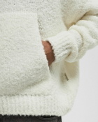 Reternity BOUCLÉ KNIT HOODIE Beige Mens Hoody