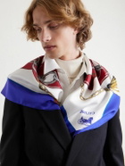 CELINE - Printed Silk Scarf