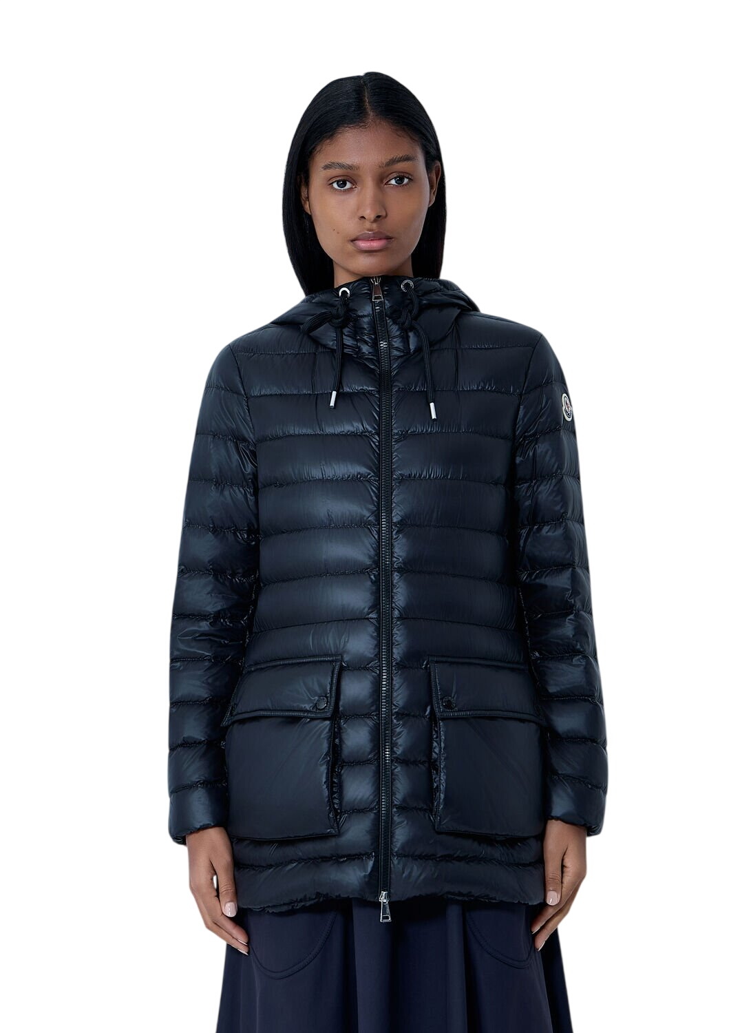 MONCLER DURBEC ブラック MONCLER - Durbec Tech Long Down Parka Moncler