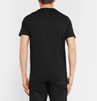 Fendi - Slim-Fit Appliquéd Cotton T-Shirt - Men - Black