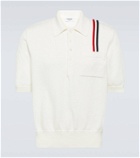 Thom Browne RWB Stripe cotton polo shirt