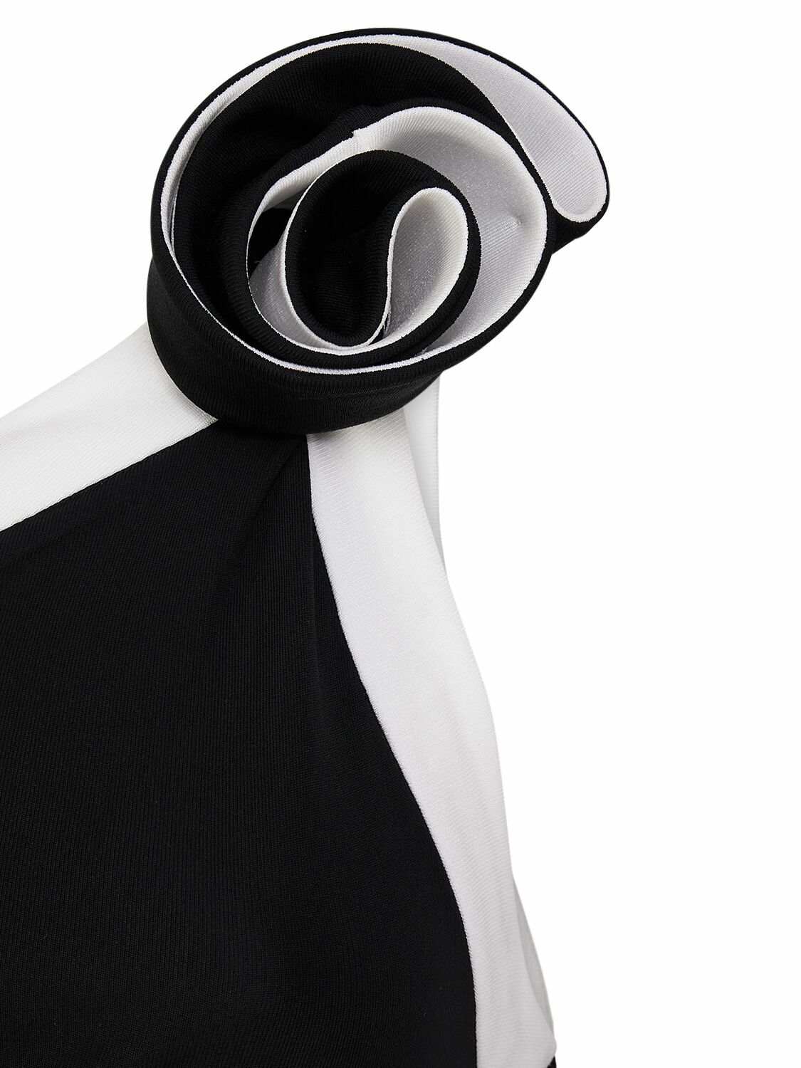 BALMAIN - Asymmetric Long Jersey Slit Dress Balmain BALMAIN - Asymmetric Long Jersey Slit Dress Balmain