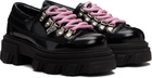 GANNI Black Cleated Derbys