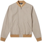 A.P.C. Gaston Checked Bomber Jacket