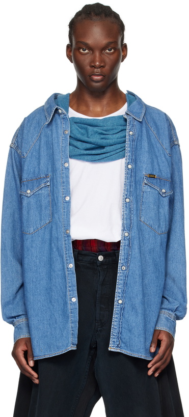 Photo: Bless Blue Nº75 Extended Denim Shirt