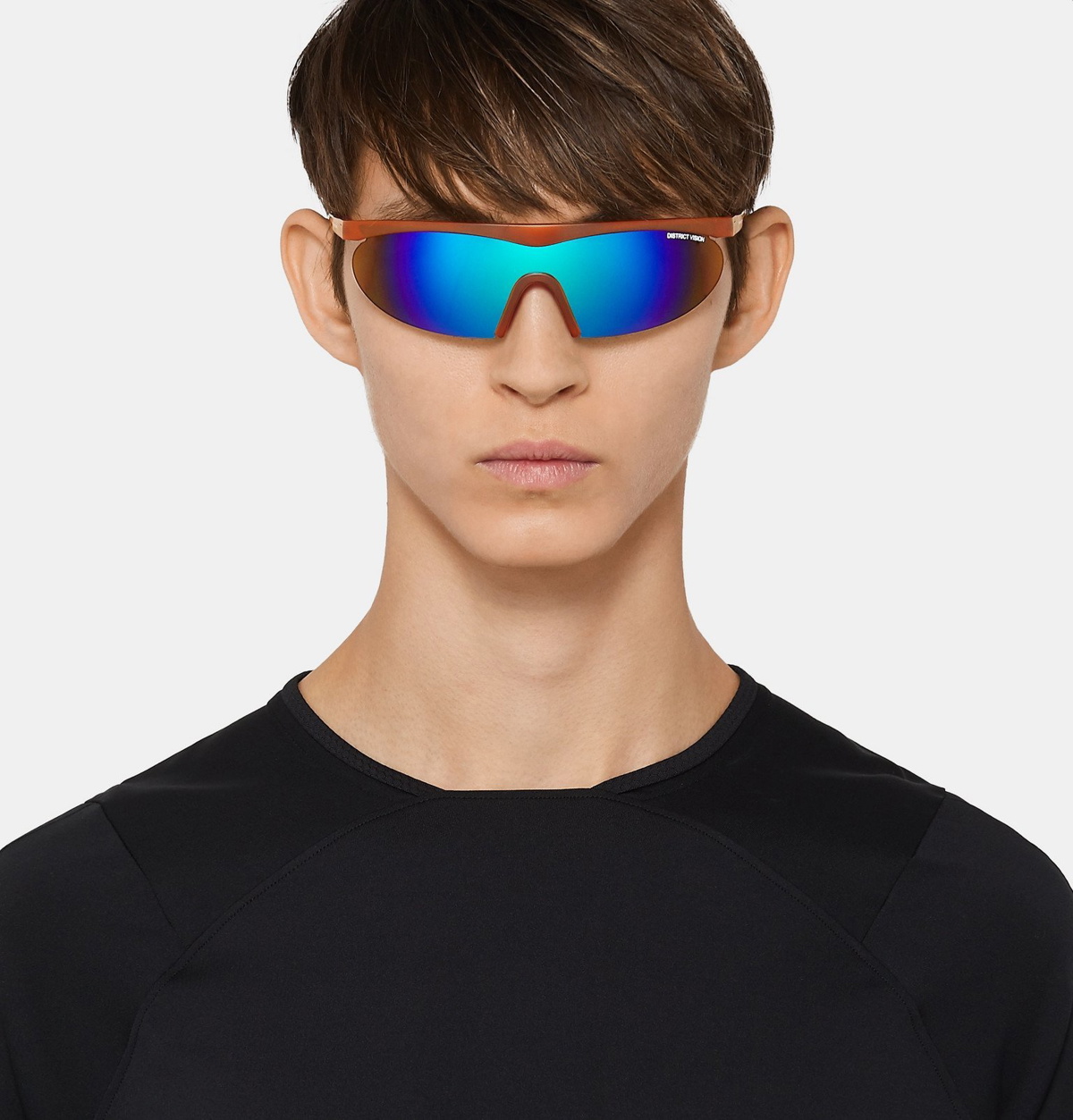 DISTRICT VISION Koharu Polycarbonate Mirrored Sunglasses for Men