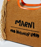 Marni x No Vacancy Inn woven tote bag