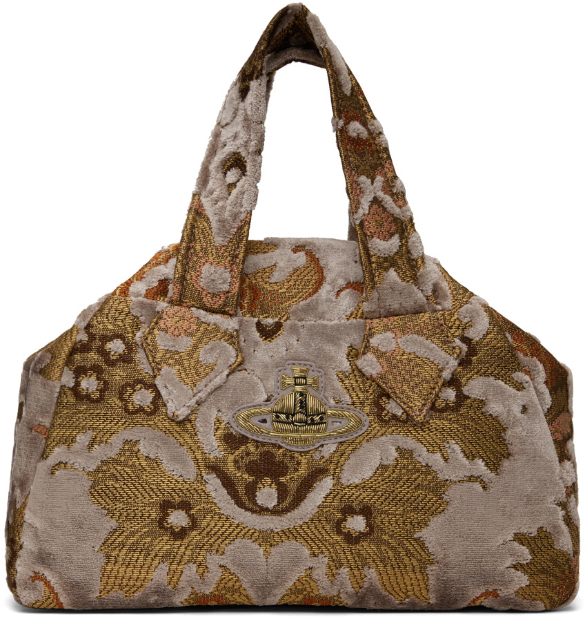 Vivienne Westwood Gold Medium Archive Bag Vivienne Westwood