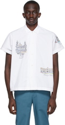 Bode SSENSE Exclusive White Limited Edition London Scene Shirt