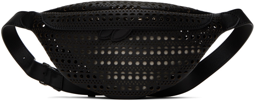 ALAÏA Black XS Perforated Belt Bag