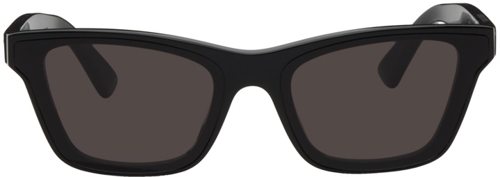 Photo: Bottega Veneta Black Square Sunglasses