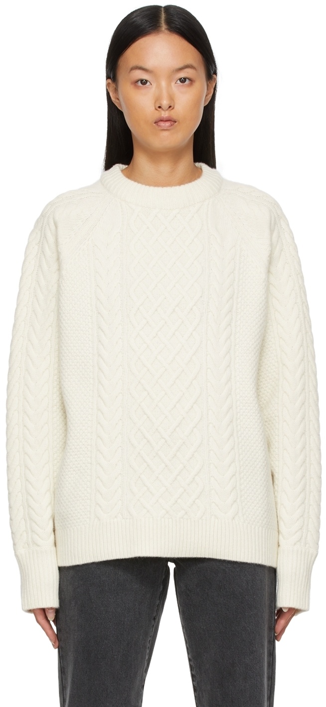 Photo: DRAE Off-White Wool & Cashmere Sweater