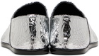 Maison Margiela Silver Tabi Mirror Loafers