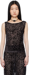 Caro Editions Black Alexa Tank Top