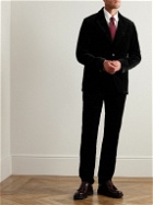Oliver Spencer - Mansfield Slim-Fit Cotton-Velvet Suit Jacket - Black