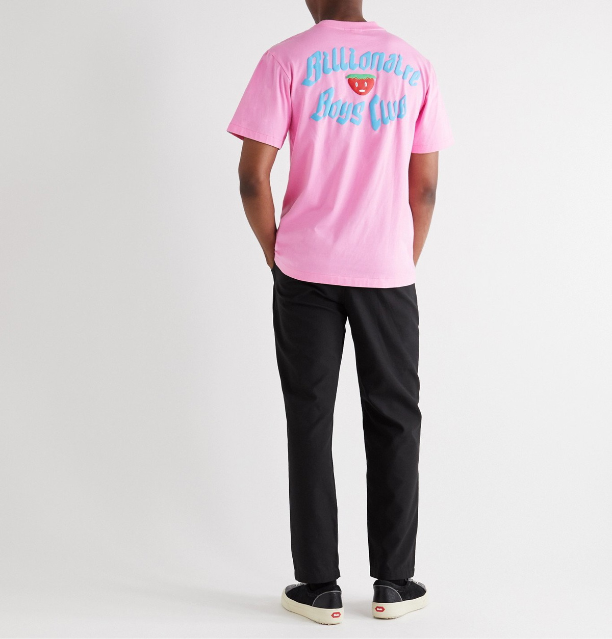 Billionaire Boys Club - Logo-Print Cotton-Jersey T-Shirt - Pink ...