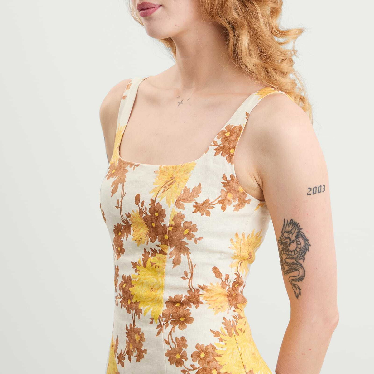 Faithfull The Brand Women's Felice Mini Dress in Midsummer Floral