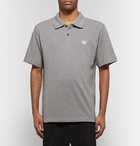 Acne Studios - Elton Mélange Cotton-Piqué Polo Shirt - Men - Gray