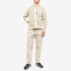 And Wander Men's High Loft Fleece Jacket in Off White