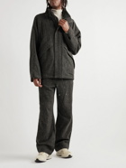 Auralee - Wool-Tweed Blouson Jacket - Gray