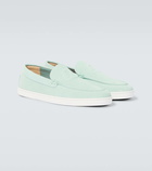 Christian Louboutin Varsiboat leather boat shoes