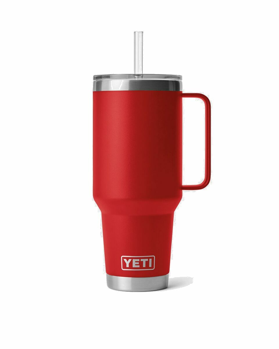 Photo: Yeti Rambler Straw Mug 42oz Red - Mens - Outdoor Equipment/Tableware