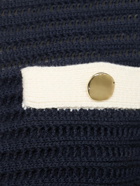 SELF-PORTRAIT Crochet Cotton Blend Knit Cardigan