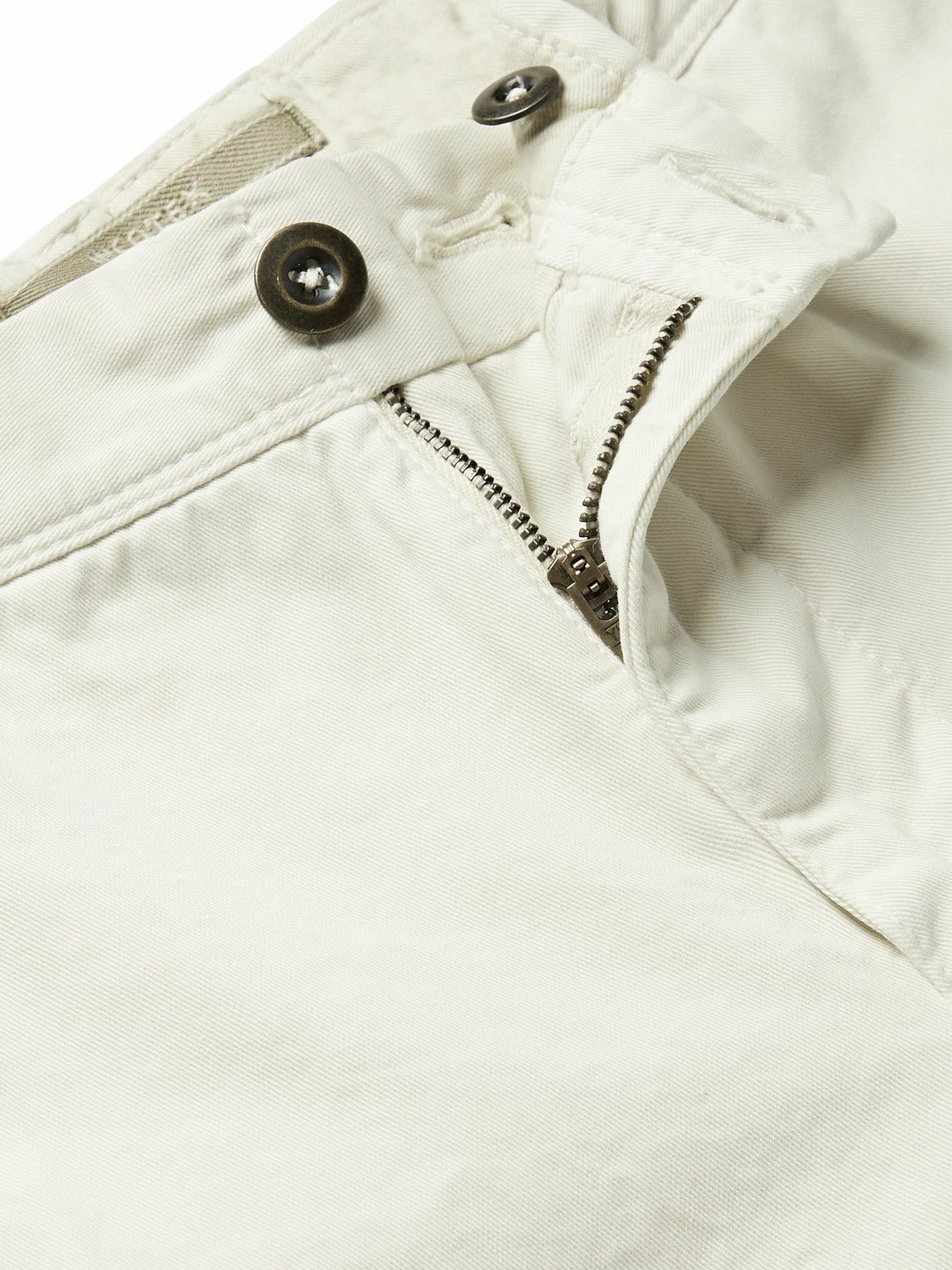 Incotex - Slim-Fit Cotton-Twill Chinos - Neutrals