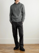 Norse Projects - Arild Ribbed Alpaca Half-Zip Sweater - Gray