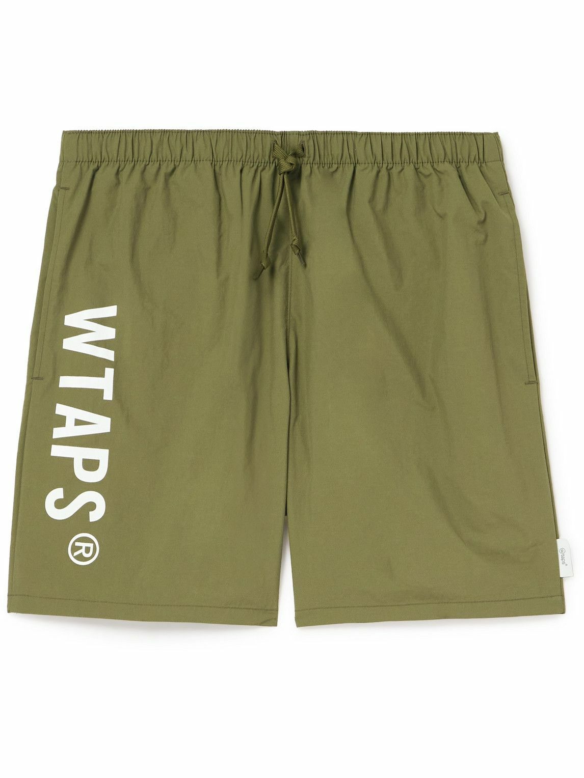 WTAPS Men's 21 Nylon Cargo Shorts in Olive Drab WTAPS