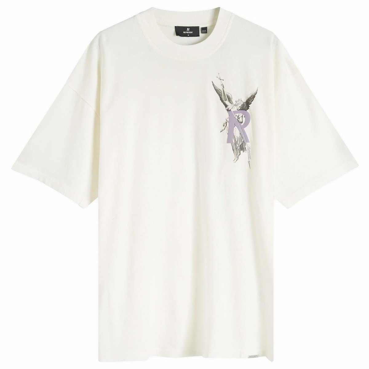 【関税込み】Represent オフホワイト Archangel Tシャツ Represent Men's Archangel T-Shirt in Flat White Represent