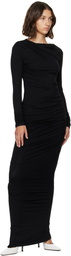Entire Studios Black Drape Top
