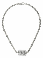 Stephen Webster Sterling Silver Inline Razer Tag Necklace