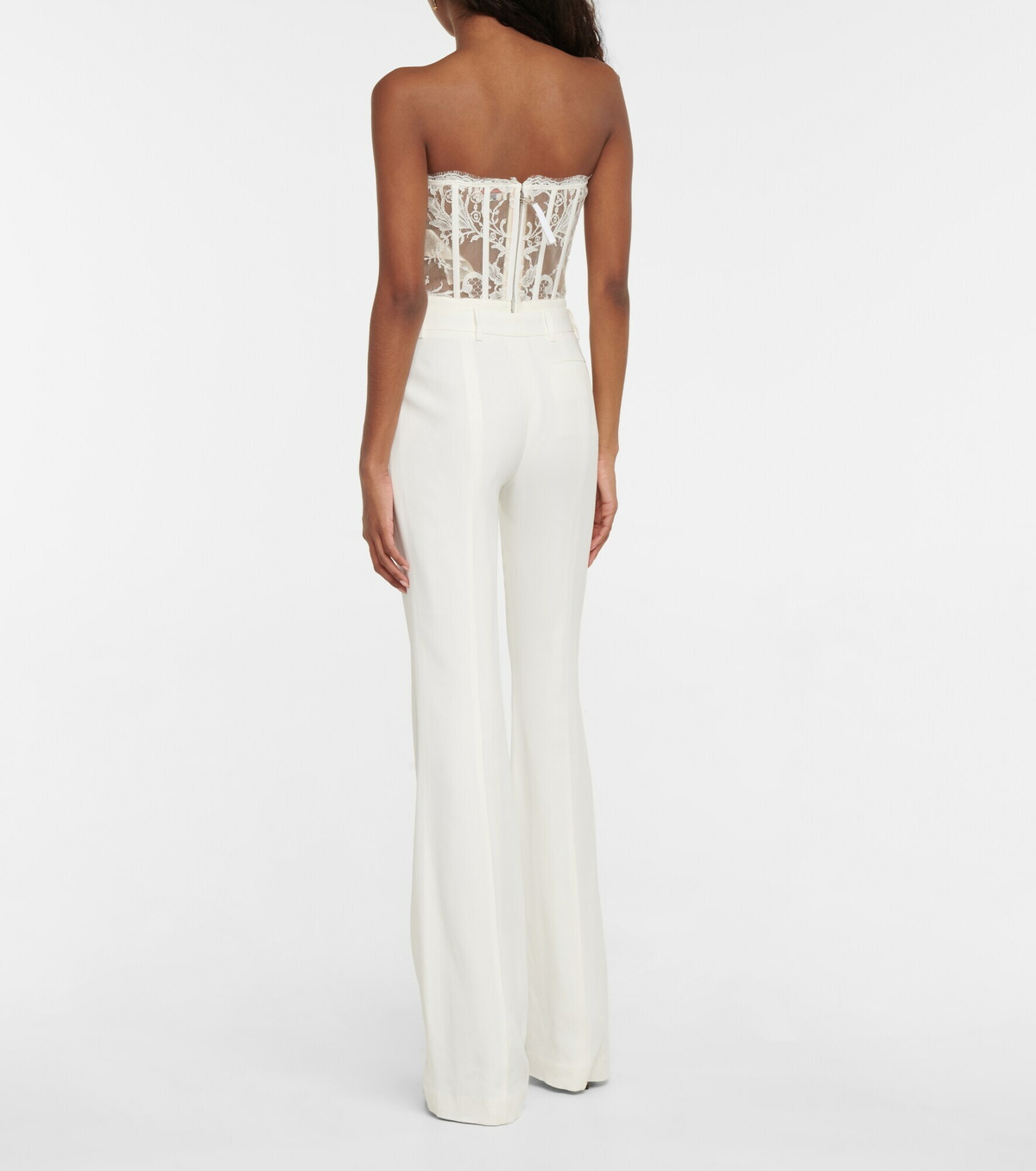 Alexander McQueen - Guipure lace bustier