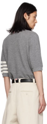 Thom Browne Gray Relaxed Polo
