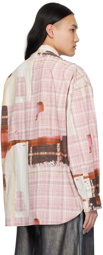 Acne Studios Pink Print Shirt