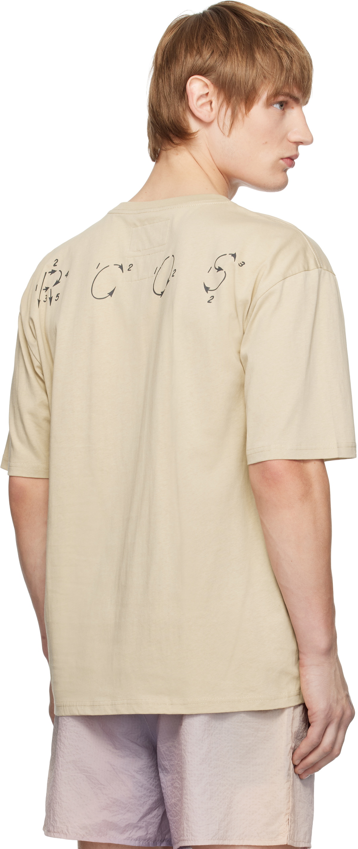 RCOS Beige 'From Here To There' T-shirt