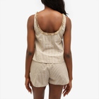 Deiji Studios Women's PJ Short Set in Desert Check