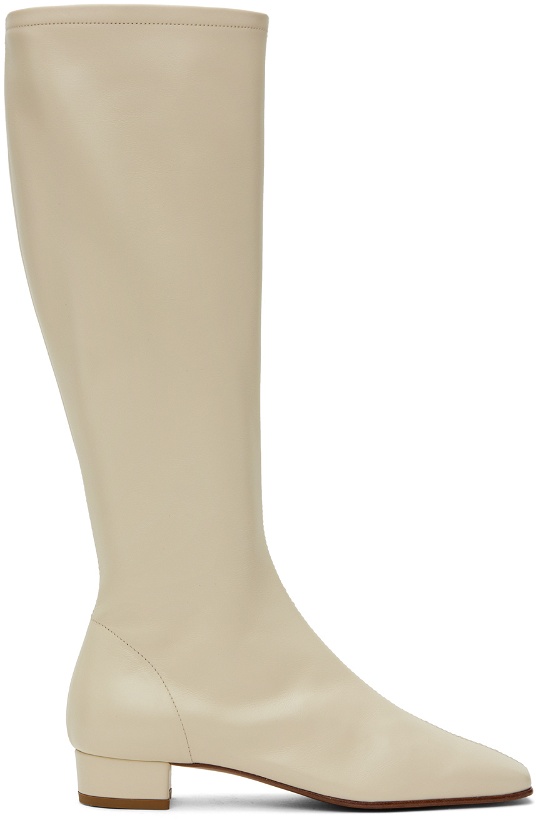 Photo: BY FAR Off-White Edie Boots