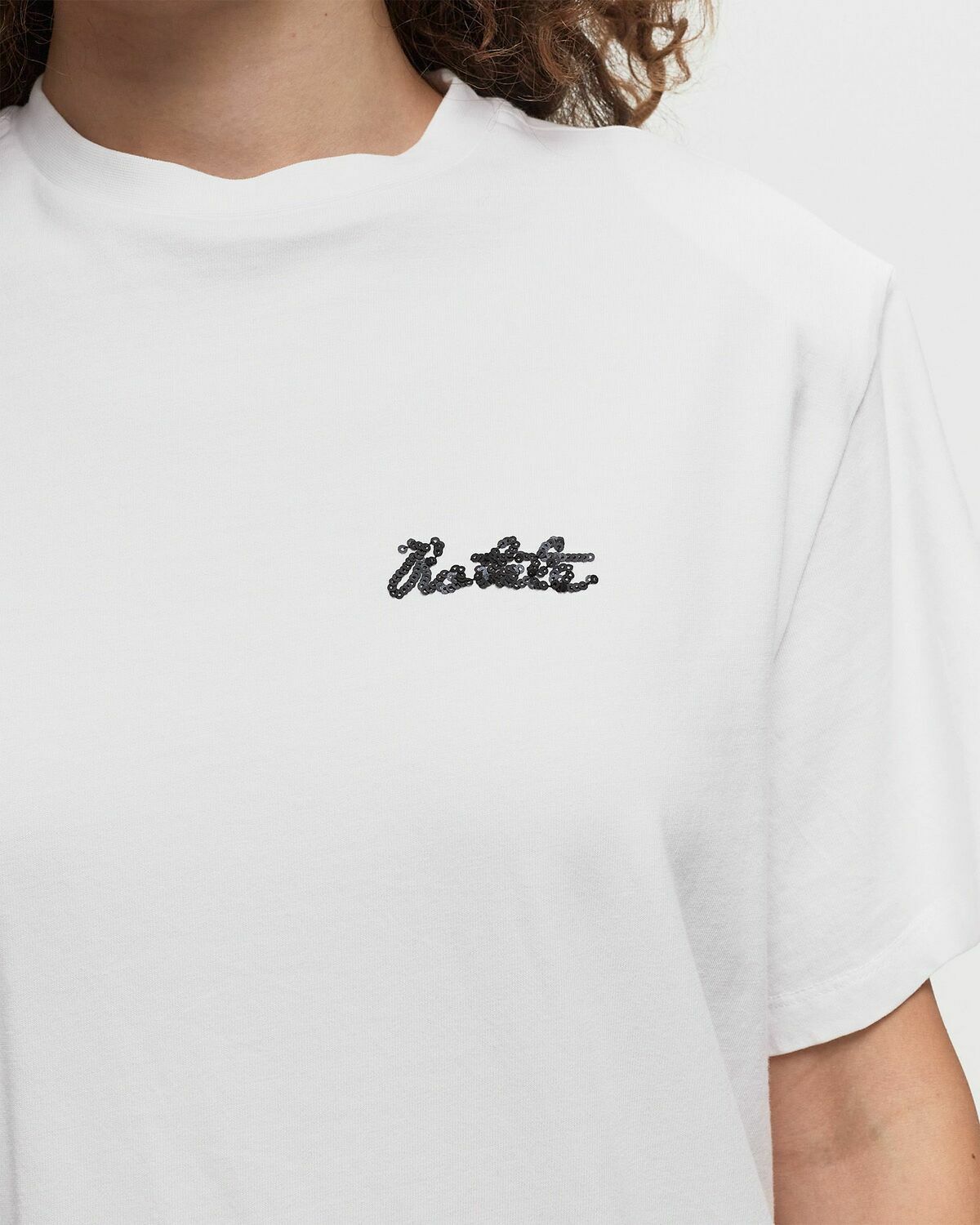 Rotate Birger Christensen Heavy Oversized Tee White Shortsleeves ROTATE rotate-birger-christensen-heavy-oversized-tee-white-shortsleeves-rotate