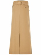 SPORTMAX - Deserto Cotton Gabardine Maxi Wrap Skirt